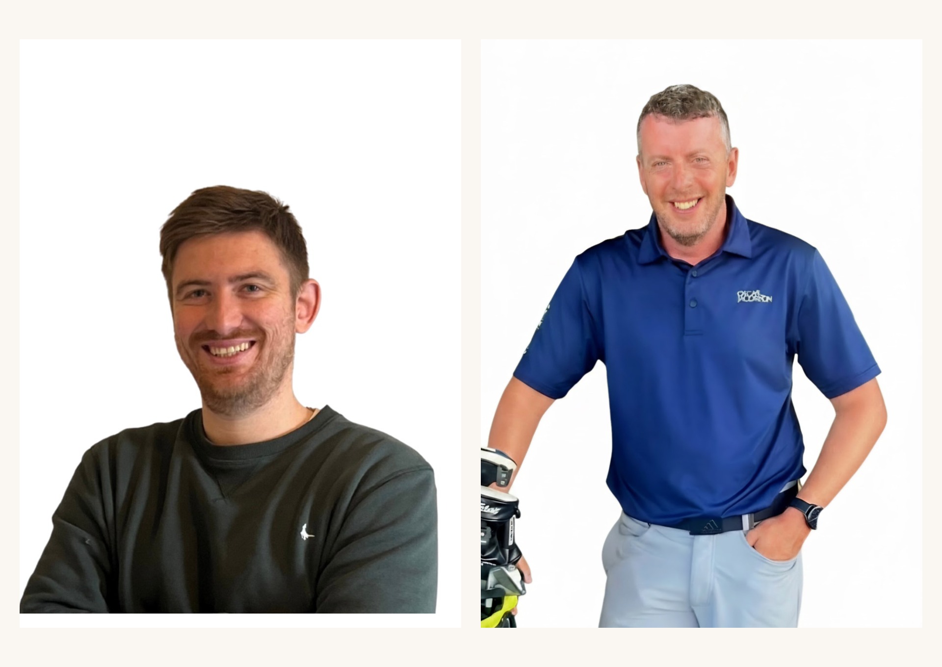 Oliver Gray and Paul Dillon, coaches at OG Golf Coaching Academy